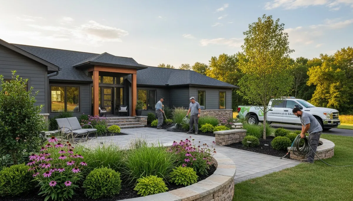 Landscaping service in Baltimore, MD for residential and commercial outdoor maintenance
